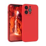 Dėklas Liquid Silicone 1.5mm Apple iPhone 12 mini raudonas