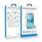 LCD apsauginis stikliukas 5D Perfectionists Apple iPhone 13/13 Pro/14/16e/17e lenktas juodas