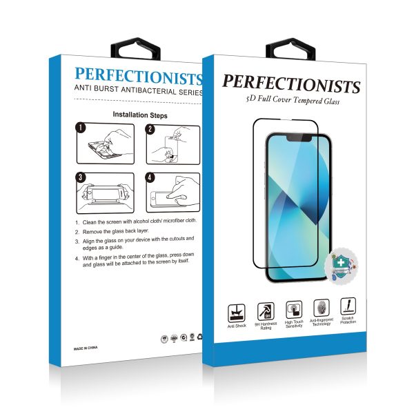 LCD apsauginis stikliukas 5D Perfectionists Samsung A226 A22 5G lenktas juodas