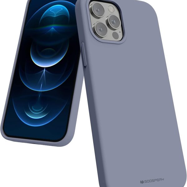 Dėklas Mercury Silicone Case Samsung A037 A03s levandos pilka