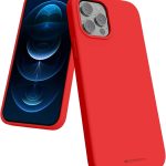 Dėklas Mercury Silicone Case Samsung A235 A23 4G/A236 A23 5G raudonas