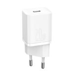 Įkroviklis Baseus Super Si 20W USB-C baltas CCSUP-B02