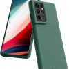 Dėklas Mercury Silicone Case Samsung A145 A14 4G/A146 A14 5G tamsiai žalias