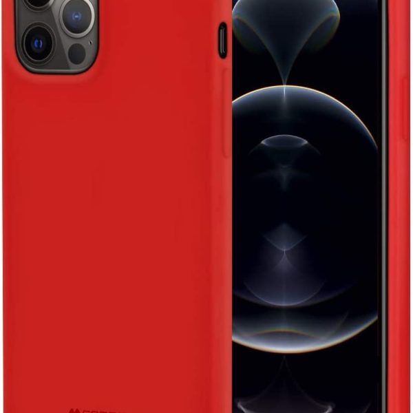 Dėklas Mercury Soft Jelly Case Samsung A245 A24 4G/A246 A24 5G raudonas