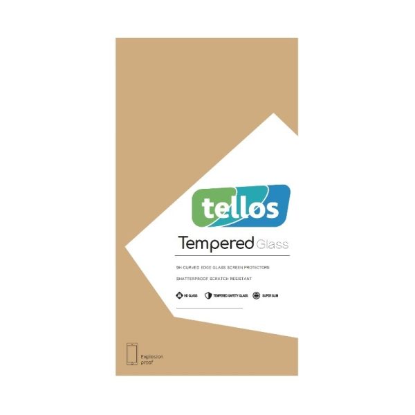LCD apsauginis stikliukas 2.5D Tellos Samsung S928 S24 Ultra juodas