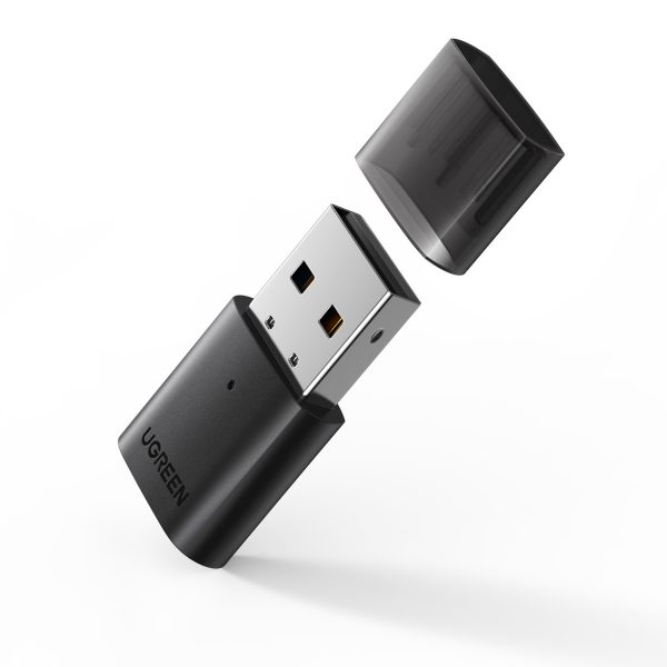 Bluetooth adapteris Ugreen CM390 Bluetooth 5.0 juodas