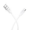 USB kabelis Borofone BX19 USB-A to MicroUSB 1.0m baltas