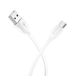 USB kabelis Borofone BX19 USB-A to USB-C 1.0m baltas