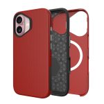 Dėklas Perfectionists Triangle Mag Case Apple iPhone 16 raudonas