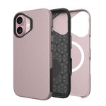 Dėklas Perfectionists Triangle Mag Case Apple iPhone 16 rožinio aukso