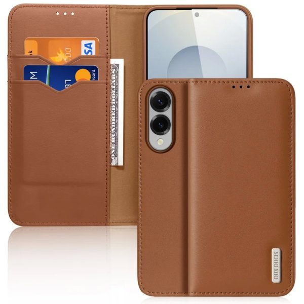 Dėklas Dux Ducis Hivo skirtas Samsung S937 S25 Edge rudas