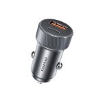Automobilinis įkroviklis Awei C-857 33W USB-C/USB-A juodas