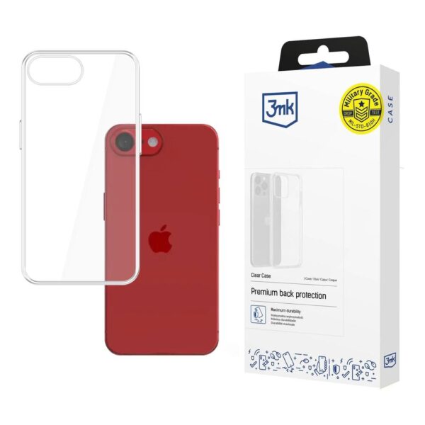 Dėklas 3mk Clear Case 1,2mm Apple iPhone 16e/17e