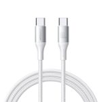 USB kabelis Joyroom S-A28 USB-C to USB-C 60W 2.0m baltas