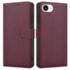 Dėklas Fancy Wallet Samsung A546 A54 5G tamsiai raudonas