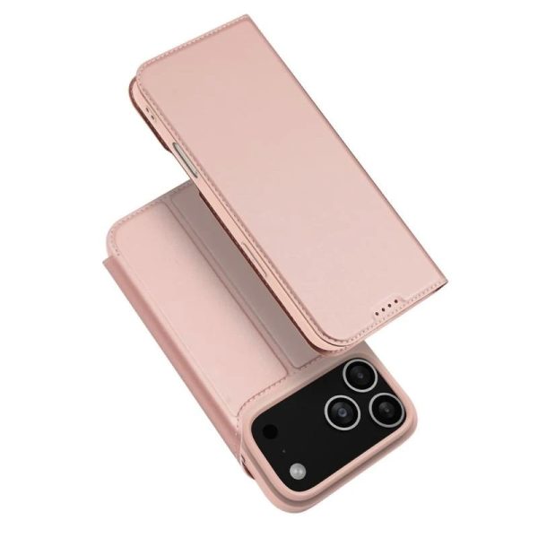Dėklas Dux Ducis Skin Pro Apple iPhone 17 Pro/18 Pro rožinio aukso