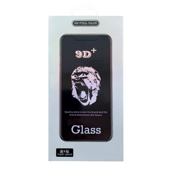 LCD apsauginis stikliukas 9D Gorilla Apple iPhone 17 Pro/18 Pro juodas