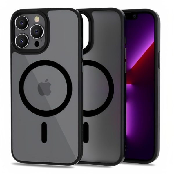 Dėklas Reach Matte MagSafe Apple iPhone 17 Pro/18 Pro juodas