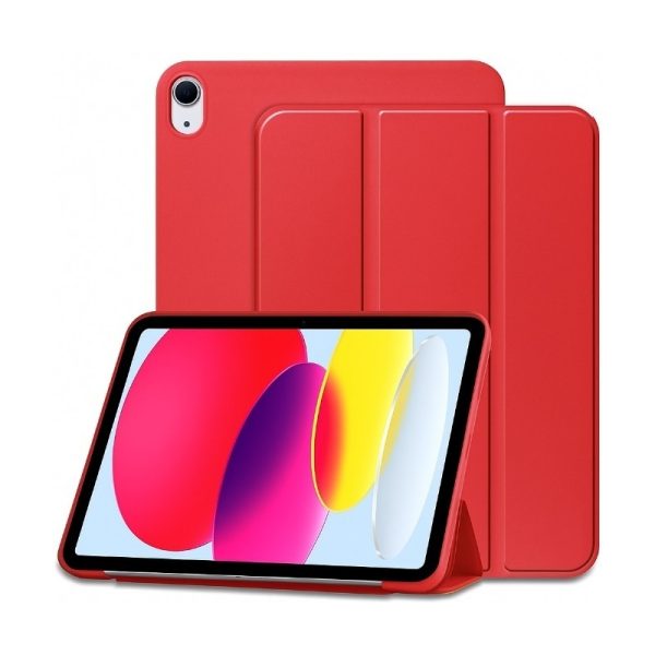 Dėklas Smart Soft Samsung X110/X115 Tab A9 8.7/X130/X135 Tab A11 8.7 raudonas