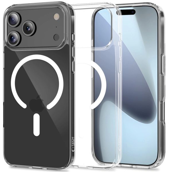 Dėklas Tech-Protect Flexair Hybrid MagSafe Apple iPhone 17 Pro Max/18 Pro Max skaidrus