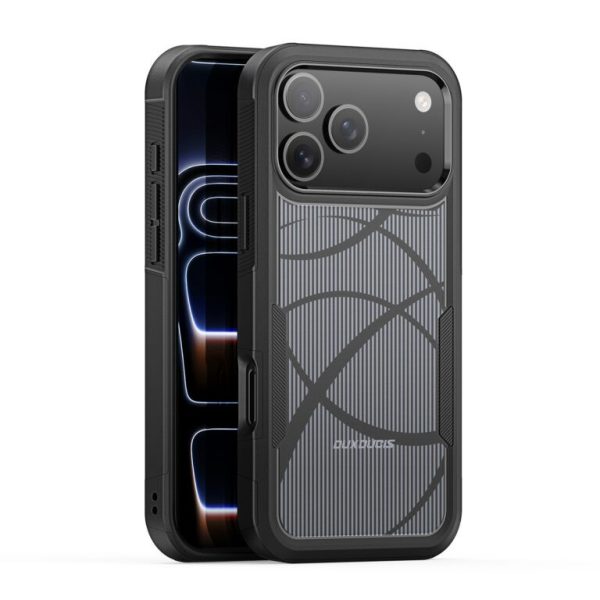 Dėklas Dux Ducis Shld Apple iPhone 17 Pro Max/18 Pro Max juodas (Rhythm Pattern)