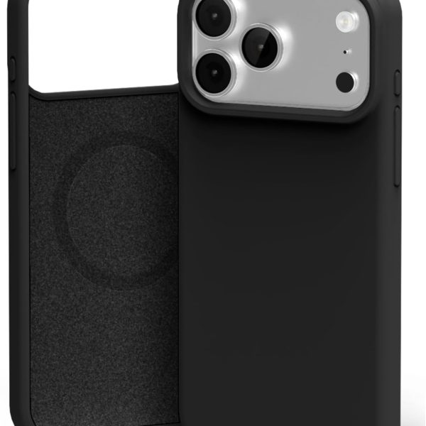 Dėklas Mercury Pure Magsafe Silicon Case Apple iPhone 17 Pro Max/18 Pro Max juodas