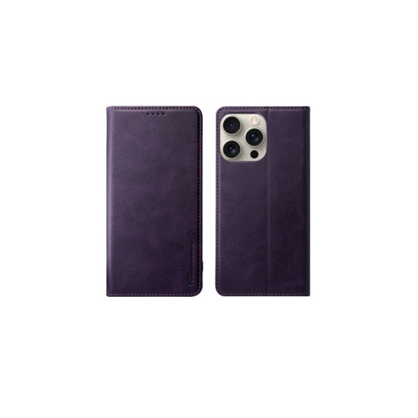 Dėklas HDD Magnetic Wallet Case Samsung A266 A26 5G violetinis