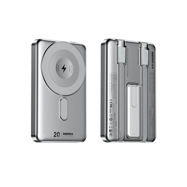 Išorinė baterija Power Bank Remax CX-2 15W MagSafe 10000mAh pilka