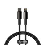 USB kabelis Baseus Tungsten PD20W USB-C to Lightning 1.0m juodas CATLWJ-01
