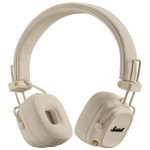 Belaidės ausinės Marshall Major V On-Ear Bluetooth kreminės