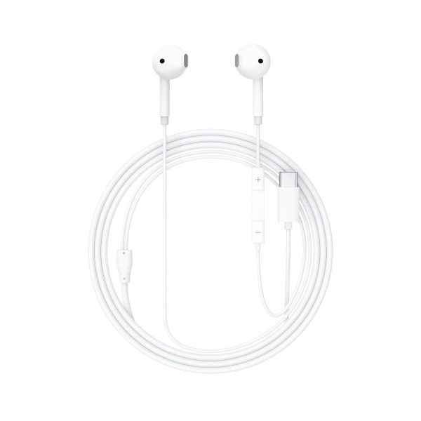 Ausinės Acefast L13 USB-C baltos
