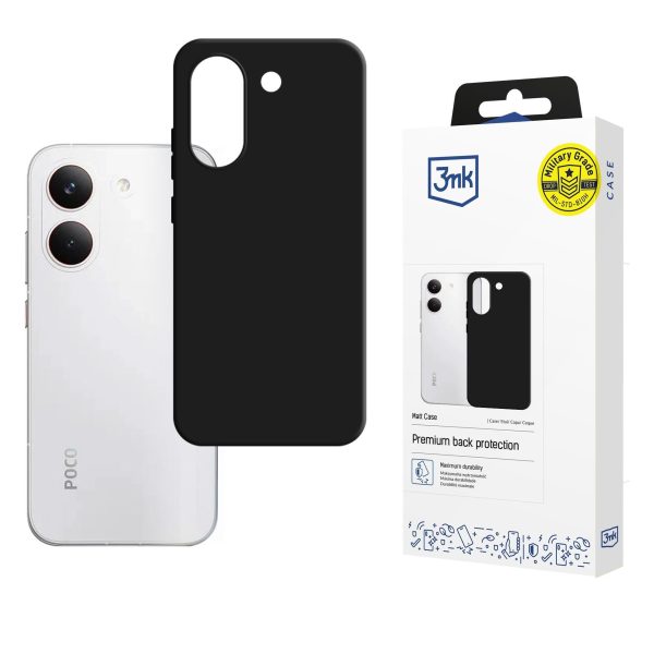 Dėklas 3mk Matt Case Xiaomi Poco X8 Pro juodas