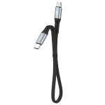 USB kabelis Dudao L10C USB-C to USB-C 100W 0.23m juodas