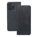 Dėklas Smart Suede Samsung A165 A16 4G/A166 A16 5G juodas