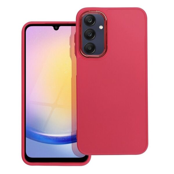 Dėklas FRAME Samsung S24 S921 rožinis