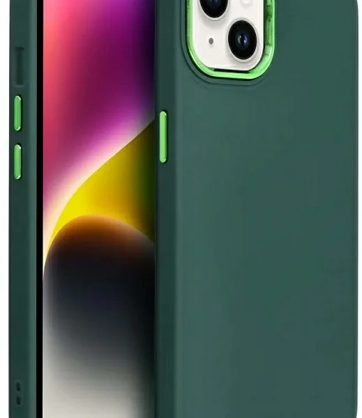 Dėklas FRAME Xiaomi Redmi 13C/Poco C65/Poco M6 5G žalias