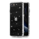 Dėklas Tech-Protect Glitter Apple iPhone SE 2022/SE 2020/8/7 skaidrus