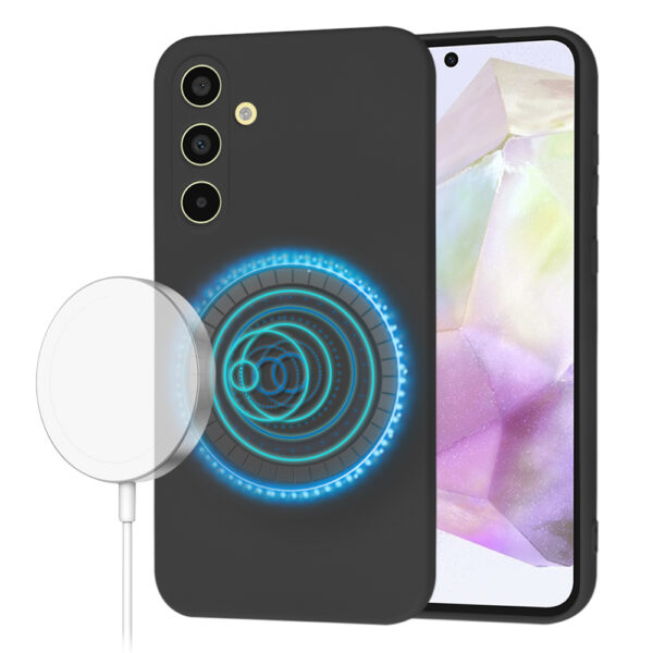 Dėklas Techsuit - SoftFlex MagSafe - Samsung Galaxy A35 5G - juodas