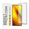 LCD apsauginis stikliukas Techsuit Xiaomi Poco X3 Pro / X3 NFC / X3 Juodas