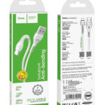 USB kabelis Hoco X37 Cool Power Type-C 1.0m baltas