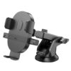 Automobilinis telefono laikiklis Hoco H19 (dashboard/windshield) juodas
