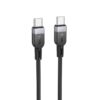 USB kabelis Hoco X109 60W USB-C to USB-C 2.0m juodas
