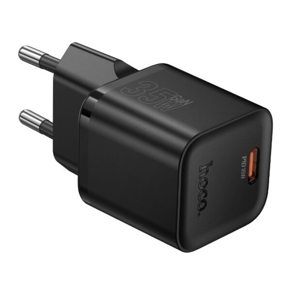 Įkroviklis Hoco N66 35W GaN USB-C juodas