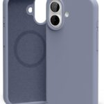 Dėklas Mercury Pure Magsafe Silicon Case Apple iPhone 17 levandos pilka