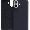 Dėklas Mercury Pure Magsafe Silicon Case Apple iPhone 17 tamsiai mėlynas