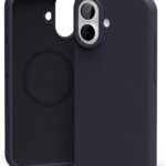 Dėklas Mercury Pure Magsafe Silicon Case Apple iPhone 17 tamsiai mėlynas