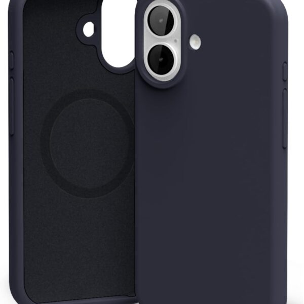 Dėklas Mercury Pure Magsafe Silicon Case Apple iPhone 17 tamsiai mėlynas